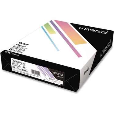 Universal Colored Paper, 20lb, 8-1/2" x 11", 500 Sheets/Ream, Various Colors
