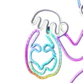 thumbnail image 4 of Disney 4' Neon Minnie Mouse, 4 of 5