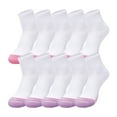 thumbnail image 1 of Member's Mark Girls 10-Pack Quarter Sock, 1 of 6