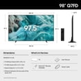 thumbnail image 3 of SAMSUNG 98” Class Q7F Series QLED 4K UHD Vision AI Smart Tizen TV, 3 of 16