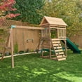 thumbnail image 1 of KidKraft Spacious Skies 5-in-1 Outdoor Swing Set/Playset, 1 of 9