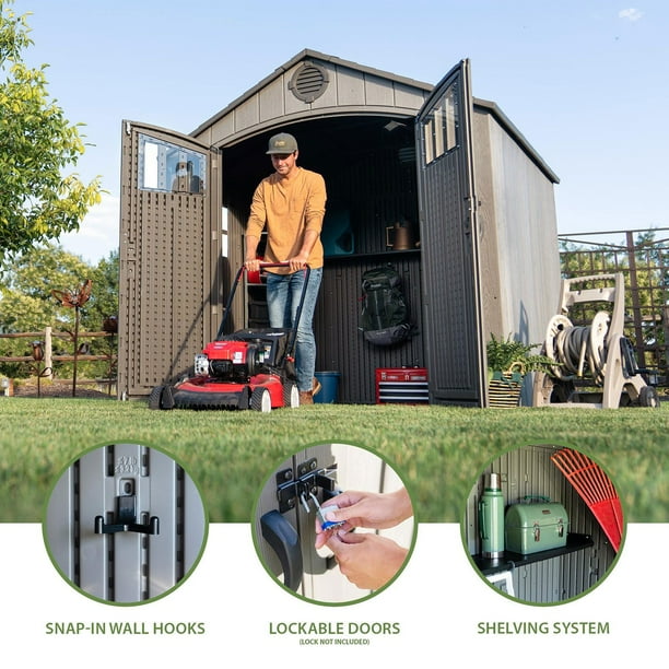 Lifetime 8'x 7.5' Outdoor Storage Shed - Samsclub.com