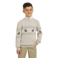thumbnail image 2 of Lands' End Boys Holiday Sweater, 2 of 13