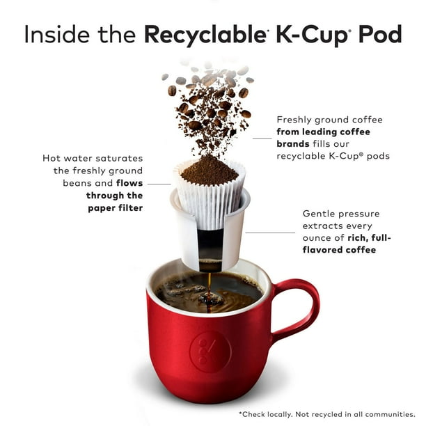 Caribou Coffee Medium Roast K-Cup Pod, Caribou Blend, 80 ct.