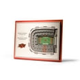 thumbnail image 1 of YouTheFan Oklahoma State Cowboys 17"x13" 3D 5 Layer Stadium View Wall Art, 1 of 5