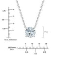 thumbnail image 5 of Lab Created Solitaire Diamond Pendant Necklace in 18K Gold, 5 of 7