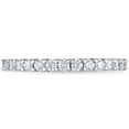 thumbnail image 2 of Round Cut Semi Eternity Diamond Band in 14K Gold, 2 of 7