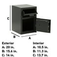 thumbnail image 6 of SentrySafe DH-074E Depository Safe with Digital Keypad 0.94 Cubic Feet, 6 of 6