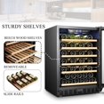 thumbnail image 11 of Lanbo 24 Inch 51 Bottle Wine Cooler Fridge, 11 of 15