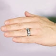 thumbnail image 6 of 0.96 CT. T.W. Round Cut 5 Stone Diamond Mens Band in 14K Gold, 6 of 7
