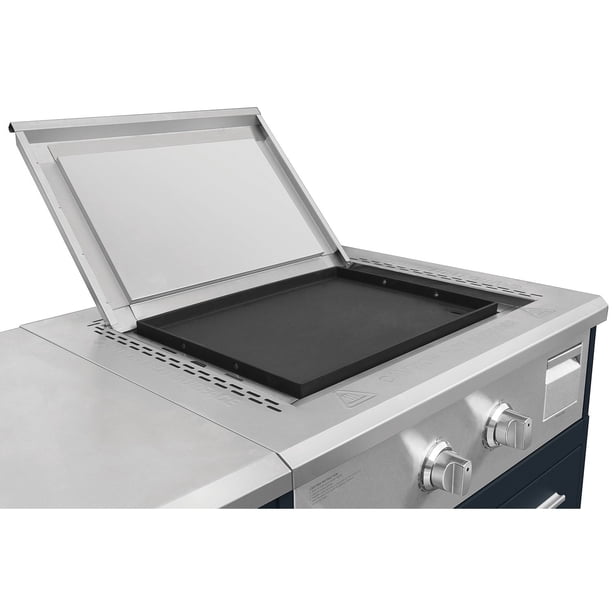 THOR Kitchen 4-Piece Outdoor Oakland Gray Kitchen Suite w/ Cover