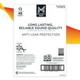 thumbnail image 4 of Member's Mark Hearing Aid Batteries, Size 13, Orange Tab, 48 ct., 4 of 9