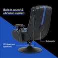 thumbnail image 3 of Pedestal Gaming Chair with Built-in Sound and Vibration, Assorted Colors, 3 of 14