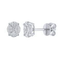 thumbnail image 1 of 0.50 CT. T.W. Oval Shaped Diamond Stud Earrings in 14K Gold, 1 of 4