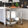 thumbnail image 1 of Seville Classics Home Worktable Kitchen Cart, 30" W x 20" D x 36" H, 1 of 13