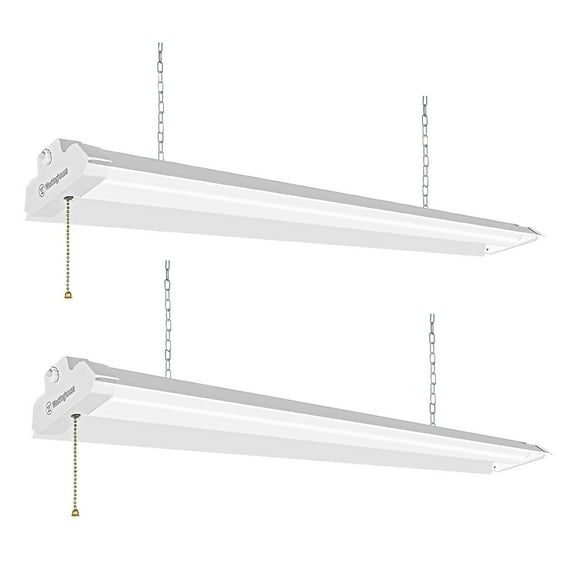 Westinghouse 4' 6000 Lumen LED Shop Light, White Finish