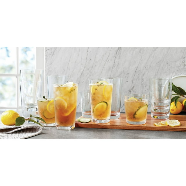 Member's Mark Acrylic 12pc Drinkware Set Clear