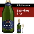 thumbnail image 3 of Cook's California Champagne Brut White Sparkling Wine, 1.5 L, 3 of 8
