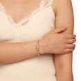 thumbnail image 5 of Twist Bypass Bangle Bracelet in 14K Gold, 5 of 5