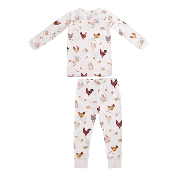 Angel Dear Baby Girls Long Sleeve Loungewear Set