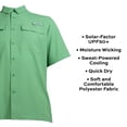 thumbnail image 2 of Habit Men's Short Sleeve 50+ UPF Fishing Shirt, 2 of 7