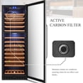 thumbnail image 15 of Lanbo 24 Inch 165 Bottle Single Zone Wine Cooler Fridge, 15 of 16