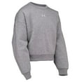 thumbnail image 2 of Under Armour Girls Rival Fleece Oversized Crewneck Sweatshirt, 2 of 5
