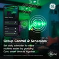 thumbnail image 7 of GE Cync Direct Connect A19 Smart LED Light Bulbs, Color Changing Smart Lights, Matter Compatible, Works with Alexa and Google Home (4 Pack), 7 of 9