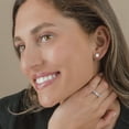 thumbnail image 5 of Lab Created Diamond Earrings in 14K Gold, 5 of 7