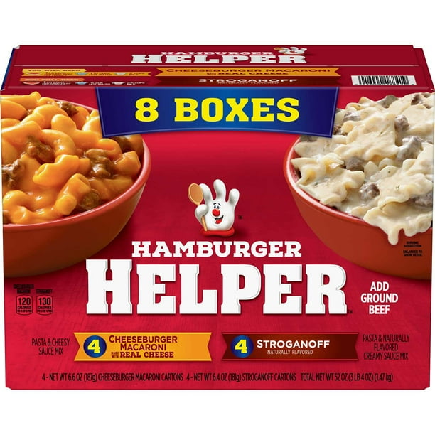 Hamburger Helper Cheeseburger Mac and Stroganoff (52 pk