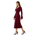 thumbnail image 7 of Edited by Hunter McGrady Women's Flare Midi Sweater Dress, 7 of 11