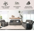 thumbnail image 2 of Margo 3-Piece Fabric Manual Reclining Set, Assorted Colors, 2 of 13