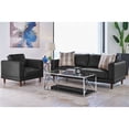 thumbnail image 4 of Society Den Hanson Leather Sofa, Assorted Colors, 4 of 9