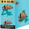 thumbnail image 1 of 4K's Cigarillo Foil Pouch, French Vanilla Pre-Priced $1.19 for 4 cigars, 15 pack, 1 of 2