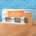 thumbnail image 5 of Member's Mark Combo Pack Clear Cutlery, Forks, Knives, Spoons, 360 ct., 5 of 5