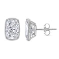 thumbnail image 1 of Lab Created Diamond Cushion Cut Diamond Stud Earrings, 1 of 4