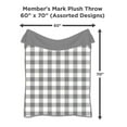 thumbnail image 6 of Member’s Mark Holiday Plush Throw, 60” x 70”, Assorted Designs, 6 of 6