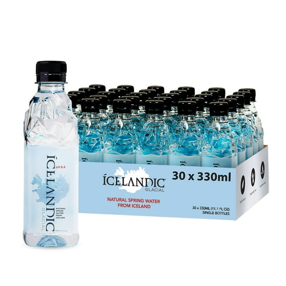 Icelandic Glacial Natural Spring Alkaline Water, 11.1 fl. oz., 30 pk.