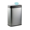thumbnail image 4 of Tramontina Large Stainless Steel Sensor Trash Bin, 13.2 Gal, 4 of 12