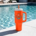 thumbnail image 2 of Logo Brands Miami Dolphins Stainless Steel Leakproof Tumbler, 2 of 6