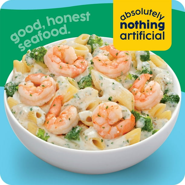 Scott and Jon's Shrimp Alfredo with Penne and Broccoli,