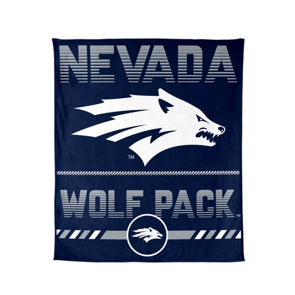 Logo Brands Nevada Wolf Pack 60"x70" Super Plush Blanket