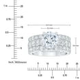 thumbnail image 7 of Lab Created Round Diamond Ring in 18K White Gold, 5.0 C.T.T.W., 7 of 7