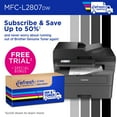 thumbnail image 8 of Brother MFC-2807DW Wireless Compact Monochrome AIO All-in-One Laser Printer + 500 Pages of Toner, 8 of 9