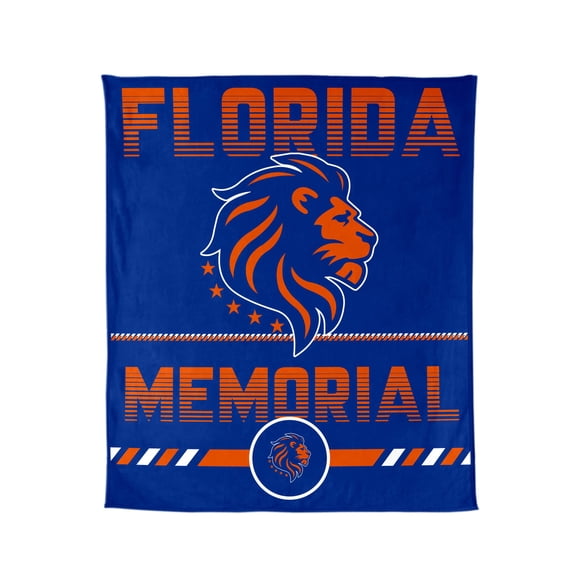 Logo Brands Florida Memorial Lions 60"x70" Super Plush Blanket