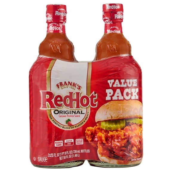 Frank's RedHot Original Cayenne Pepper Hot Sauce, 25 oz., 2 pk.