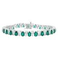 thumbnail image 1 of Pear Cut Gemstone Bracelet in Sterling Silver, 1 of 4