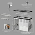 thumbnail image 12 of Backyard Discovery 9' x 6' Slant Roof Cedar Greenhouse in White - DIY, 12 of 13