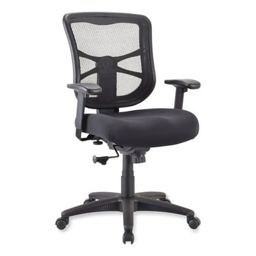 Alera Elusion Series Mesh Mid-Back Swivel/Tilt Chair, Black