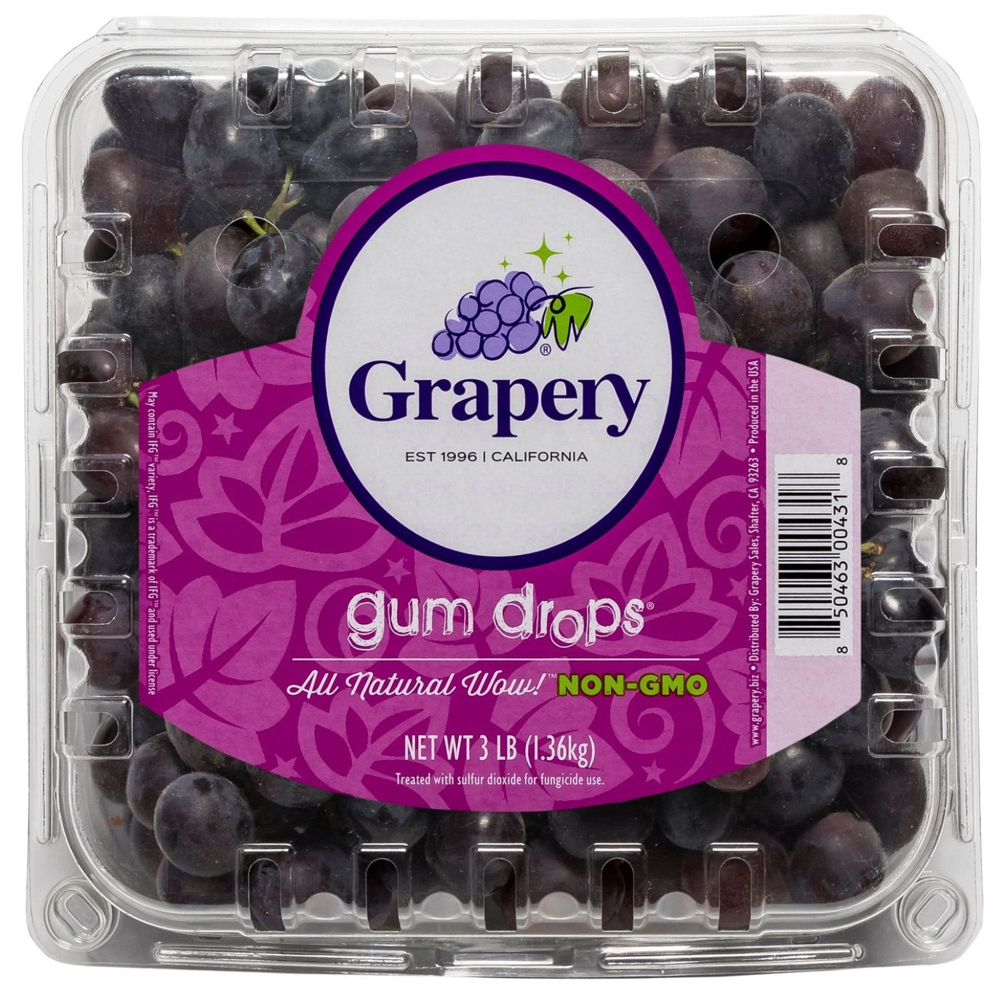Gum Drops Grapes, 3 lbs.